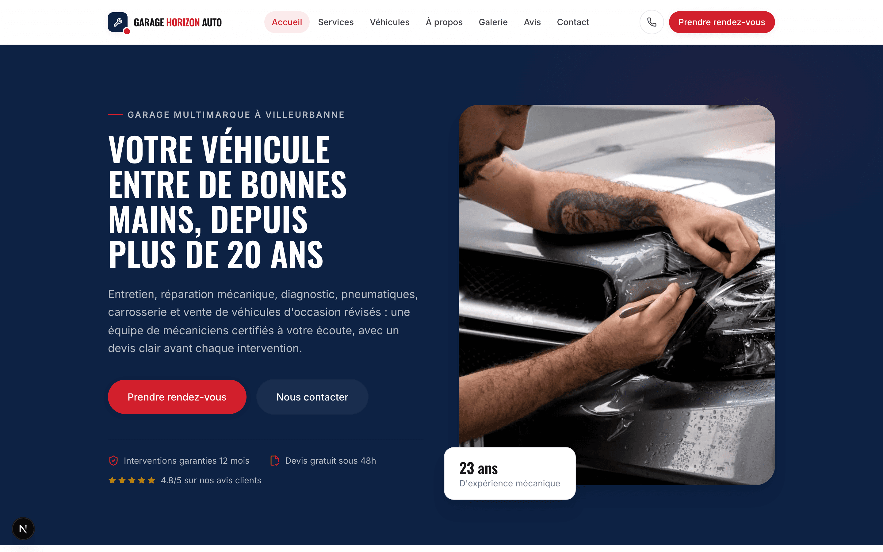 Garage Horizon Auto — garage automobile
